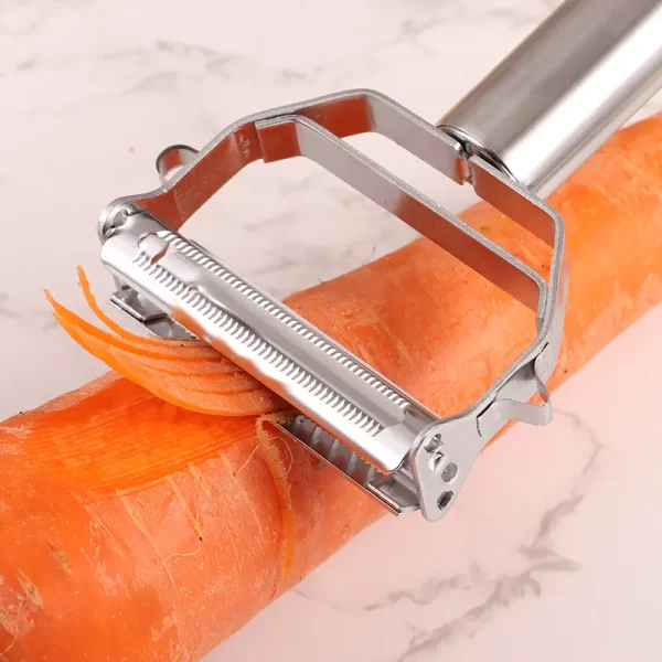 multi-purpose stainless steel Julienne Peeler Vegetable carrot potato paring peeler for kitchen - Image 2