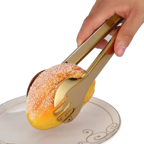 BBQ Tool Stainless Steel Kitchen Tongs - Image 4