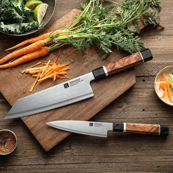 XINZUO New Japanese ZDP189 Powder steel luxury Chef knife Knives Set for Kitchen with padauk wood handle - Image 2