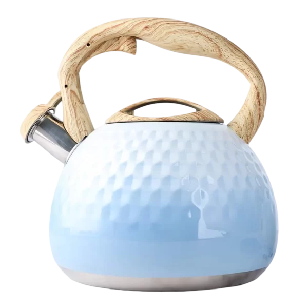 Custom Whistling Kettle Stainless Steel 3L 2.7QT Tea Pot Stove Top Kettle - Image 2