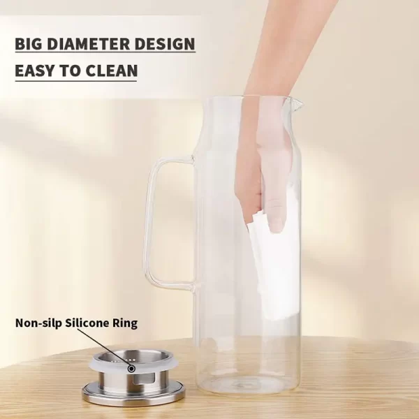 Wholesale home use 1500ml 50.7oz classic juice kettle Drinking Water Jug Glass Pitcher - Image 4