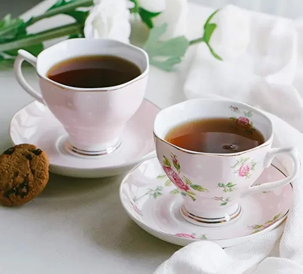 Promotional price english fine bone china ceramic coffee tea cup and saucer , tea cup set - Image 2