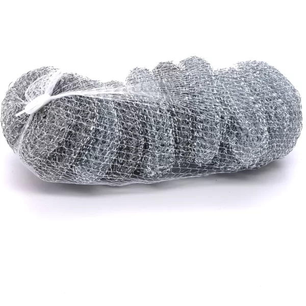 Kitchen cleaning pan washing stainless steel wire mesh scourer galvanized mesh scrubber - Image 2