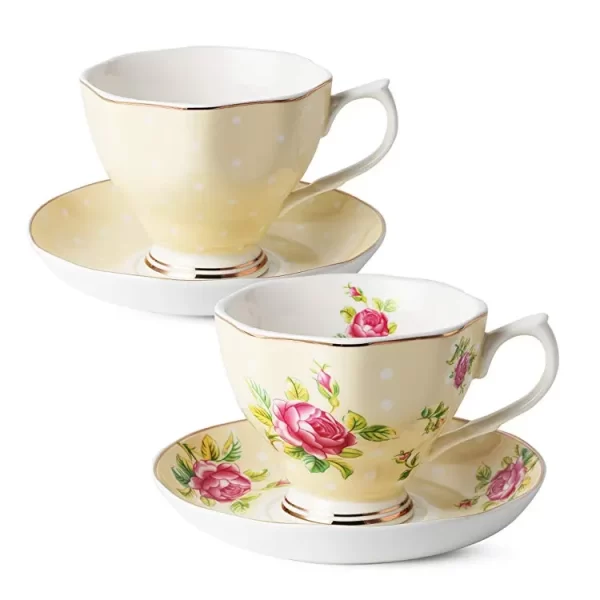 Promotional price english fine bone china ceramic coffee tea cup and saucer , tea cup set