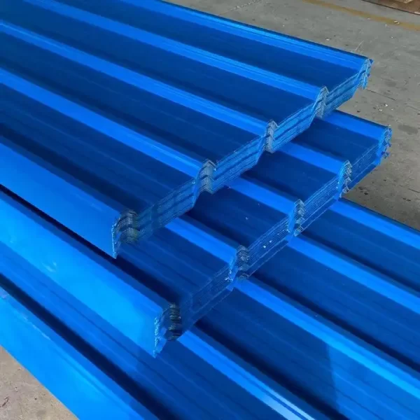 Color 24 Gauge Corrugated Steel Roofing Sheet H.D.G. Carbon Structural Steel Plate Tile - Image 3