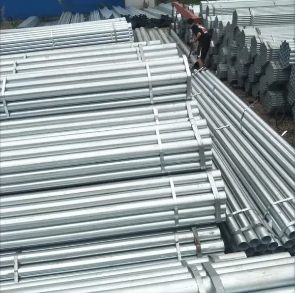 Zinc Coated Iron Round Steel Pipe Tube Hot Dipped Galvanized Round Steel Pipe - Image 3