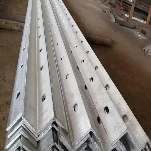 120 degree hot rooled 80*80*8 mm q345 4140 mild steel angle 10 mm iron with holes steel angle - Image 3